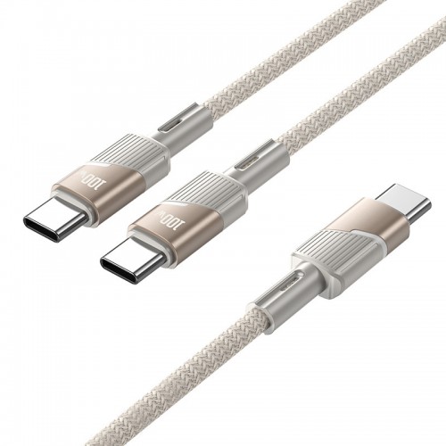 Дата кабель Hoco U139 Type-C to Type-C/Type-C 100W (1.2m)