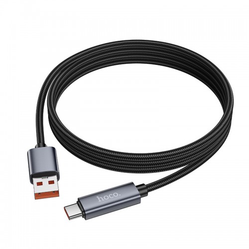 Дата кабель Hoco X112 Favor with display USB to Type-C 5A (1m)