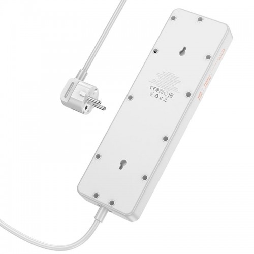 Удлинитель Hoco AC14A Rico PD30W (3USB-A/1C/5xSocket) (1.5m)