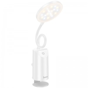 Настольная LED лампа Hoco HX10 Clip table lamp (1200mAh)