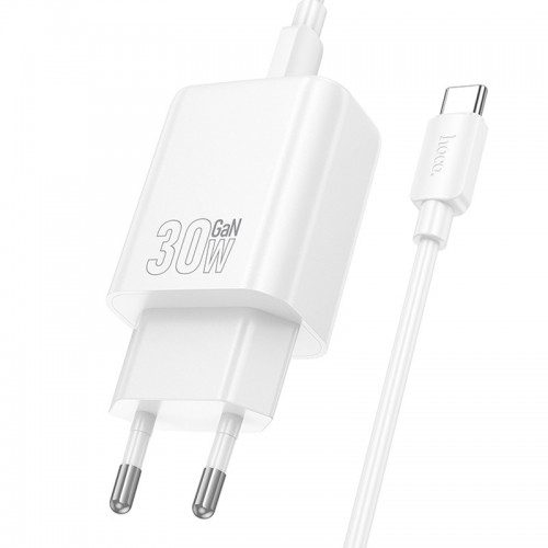 СЗУ Hoco N62 Gentle PD30W (1USB-C) + кабель Type-C to Type-C