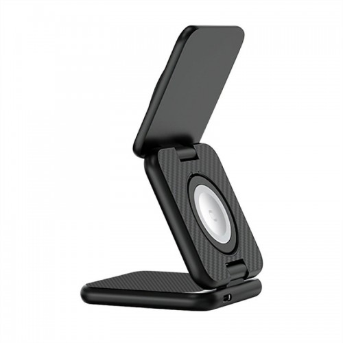 БЗУ WIWU Wi-W035 Kevlar Mag Go 3 in 1 wireless charger