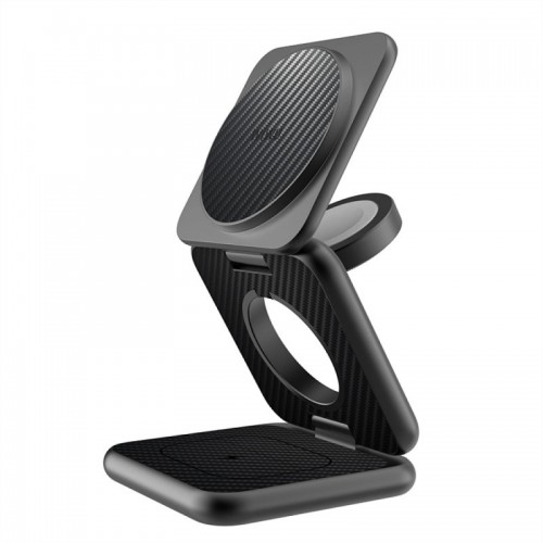 БЗУ WIWU Wi-W035 Kevlar Mag Go 3 in 1 wireless charger