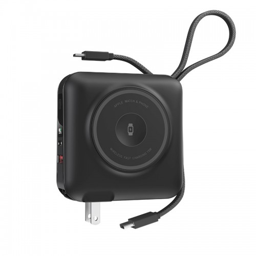 Портативное ЗУ Power Bank WIWU Wi-P051 6 in 1 PD45W с БЗУ 15000 mAh