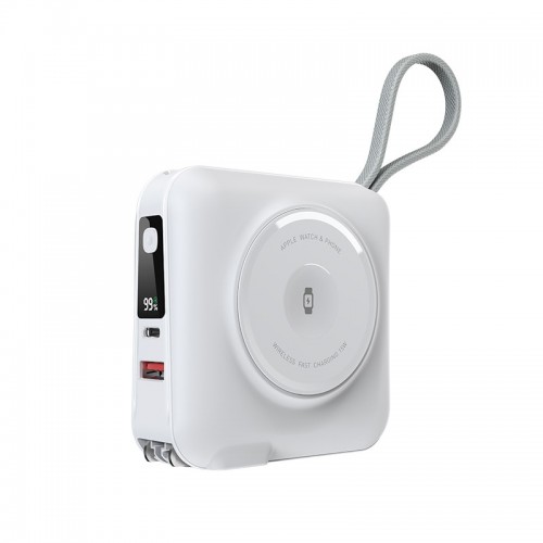 Портативное ЗУ Power Bank WIWU Wi-P051 6 in 1 PD45W с БЗУ 15000 mAh