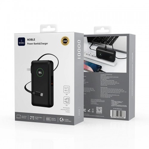 Портативное ЗУ Power Bank WIWU Wi-P049 PD20W with cable 10000 mAh