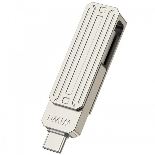 Флеш-накопитель Wiwu Wi-FD001 3in1 (USB-A/C/L) USB 3.0 — 64GB