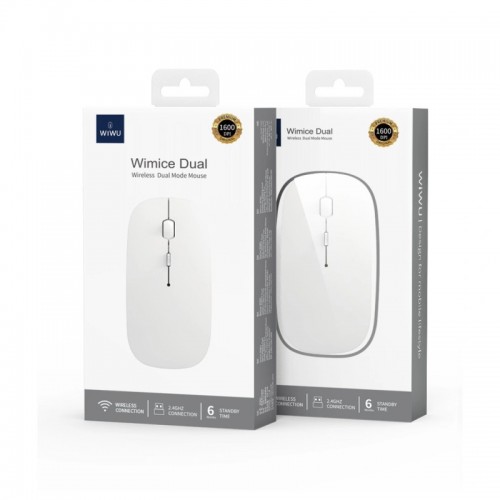Беспроводная мышь WIWU Crystal WM101 Pro Pearl 2.4G+bluetooth dual-mode