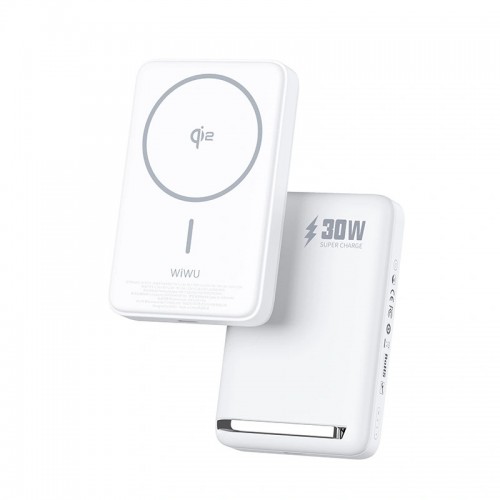 Портативное ЗУ Power Bank WIWU Wi-P031 Magnetic с БЗУ 30W 10000 mAh