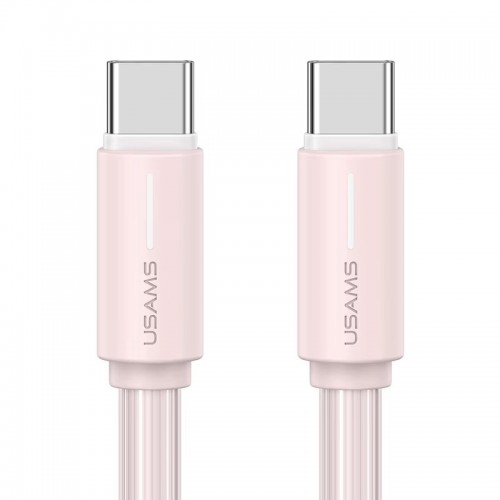 Дата кабель Usams US-SJ734 Bicolor Charging YR Ser. Type-C to Type-C 60W (1m)