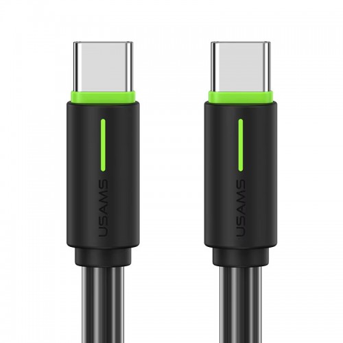 Дата кабель Usams US-SJ734 Bicolor Charging YR Ser. Type-C to Type-C 60W (1m)