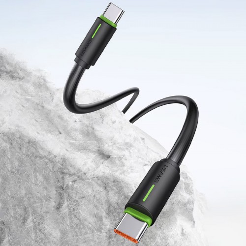 Дата кабель Usams US-SJ734 Bicolor Charging YR Ser. Type-C to Type-C 60W (1m)