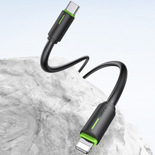 Дата кабель Usams US-SJ735 Bicolor Charging YR Ser. Type-C to Lightning 30W (1m)