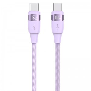 Дата кабель Usams US-SJ633 U85 Type-C to Type-C 100W (2m)