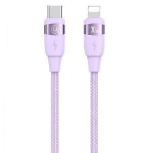 Дата кабель Usams US-SJ635 U85 Type-C to Lightning 30W (2m)