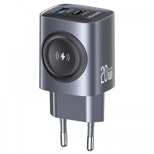 СЗУ Usams US-CC293 T67 Multifunctional iWatch Charger 20W (1USB-A/1C)