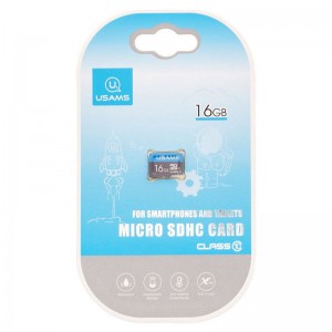 Карта памяти Usams US-ZB093 (TF High Speed Card) microSDHC Class 10 - 16GB (без адаптера)