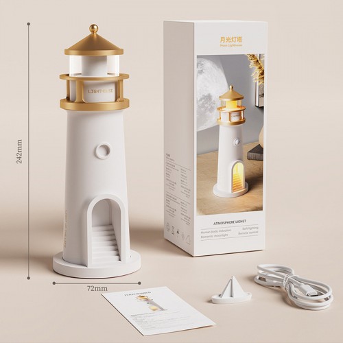 Проектор-ночник A08 Lighthouse 2in1 + Bluetooth колонка