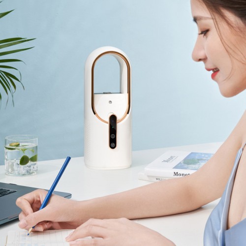 Настольный вентилятор F6 2in1 с увлажнителем воздуха 2200mAh