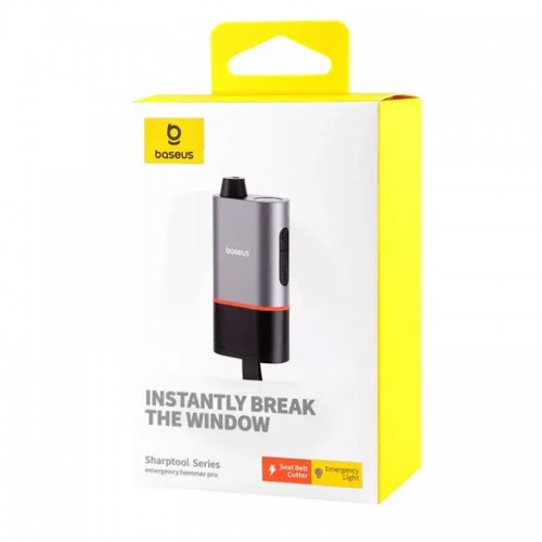 Автомобільний рятувальний молоток Baseus SharpTool Series Emergency Hammer Pro (C10934401111-00)