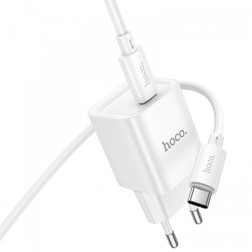 МЗП Hoco C146A Charm PD20W (1USB-C) + кабель Type-C to Type-C