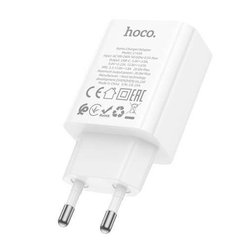 СЗУ Hoco C143A Benefit PD20W (1USB-C)