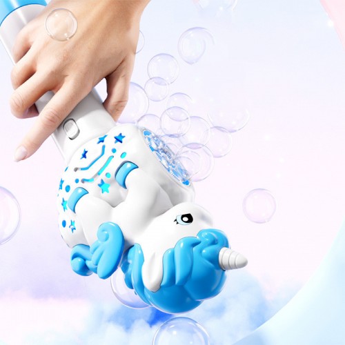 Пістолет з мильними бульбашками H055 Little Unicorn + bottle 50ml