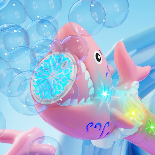 Пистолет с мыльными пузырями H038 Shark + bottle 50ml