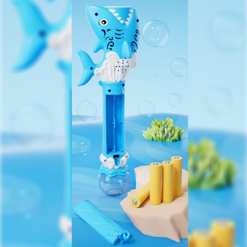 Пістолет з мильними бульбашками H038 Shark + bottle 50ml