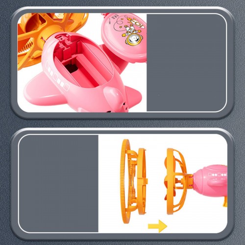 Пістолет для мильних бульбашок H035 Bubble Gun з пропелером 2in1 + bottle 250ml
