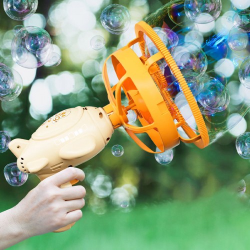 Пістолет для мильних бульбашок H035 Bubble Gun з пропелером 2in1 + bottle 250ml