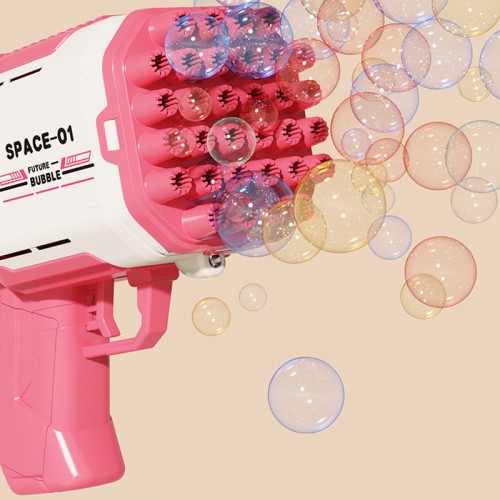 Пістолет для мильних бульбашок Bubble Gun 698-20 з насадками на 32/45 отворів 50ml