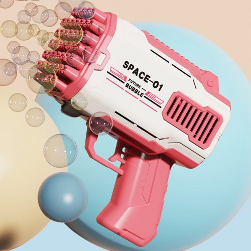 Пістолет для мильних бульбашок Bubble Gun 698-20 з насадками на 32/45 отворів 50ml