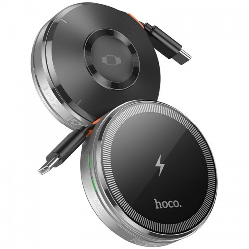 БЗУ Hoco CQ18 Flash 2in1 Magnetic + iWatch (with retractable cable Type-C)