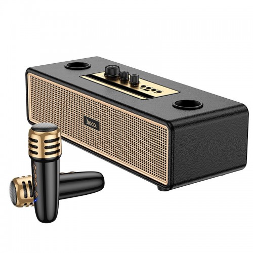 Bluetooth Колонка Hoco BS63 Graceful + два микрофона