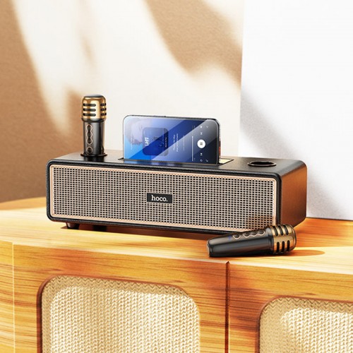 Bluetooth Колонка Hoco BS63 Graceful + два микрофона