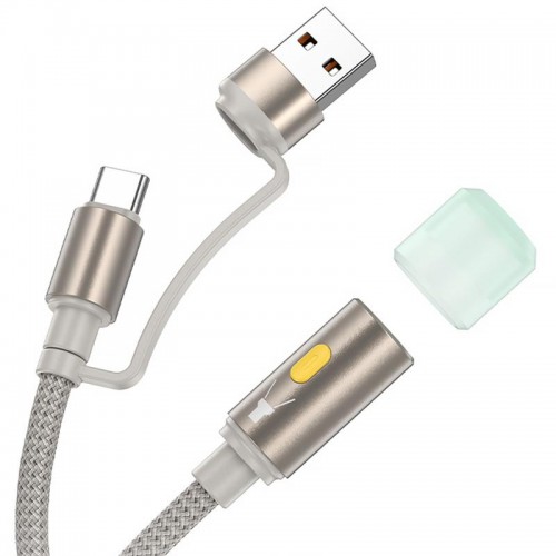 Кабель-светильник Hoco UA38C USB/Type-C to LED (0.3m)