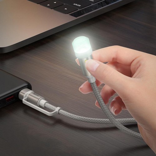 Кабель-светильник Hoco UA38C USB/Type-C to LED (0.3m)