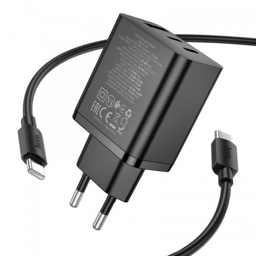 СЗУ Hoco N50 Scenery PD45W (1USB-A/2C) + кабель Type-C to Type-C