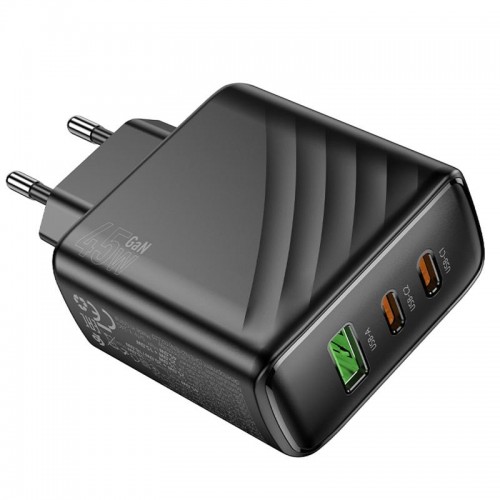 СЗУ Hoco CS26A Article PD45W (1USB-A/2C)