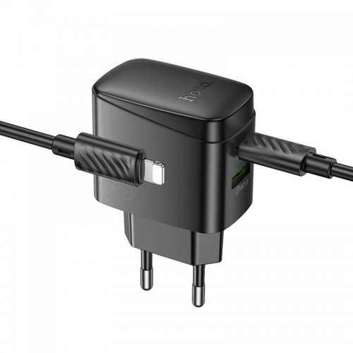 МЗП Hoco CS61A Bright PD30W+QC3.0 (1USB-A/1C) + кабель Type-C to Lightning