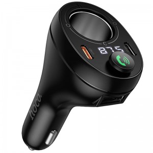 АЗУ FM модулятор Hoco E88 Star cigarette lighter 35W (2USB-C)