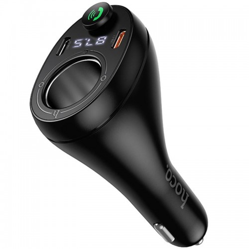 АЗУ FM модулятор Hoco E88 Star cigarette lighter 35W (2USB-C)