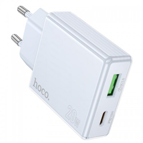 СЗУ Hoco C142A Direct PD20W+QC3.0 (1USB-A/1C)