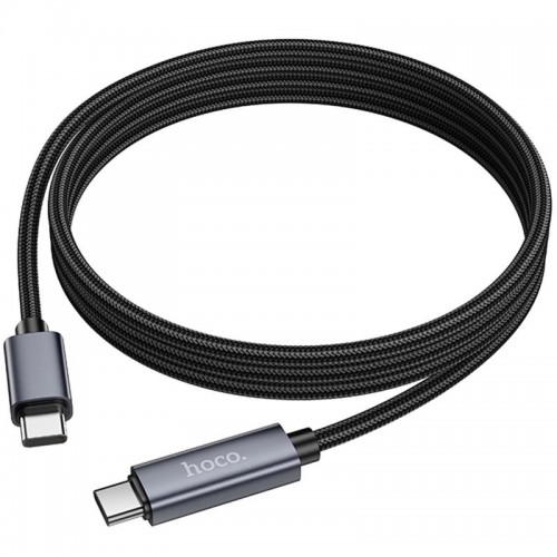 Дата кабель Hoco X112 Favor with display Type-C to Type-C 60W (1m)