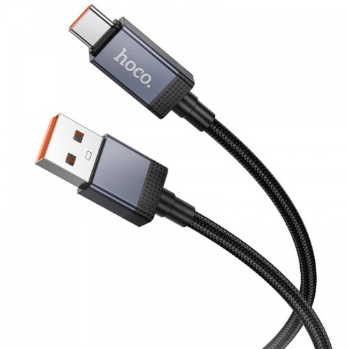 Дата кабель Hoco X118 Generous with display USB to Type-C 5A (1m)