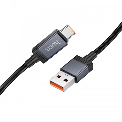 Дата кабель Hoco X118 Generous with display USB to Type-C 5A (1m)