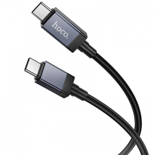 Дата кабель Hoco X118 Generous with display Type-C to Type-C 60W (1m)