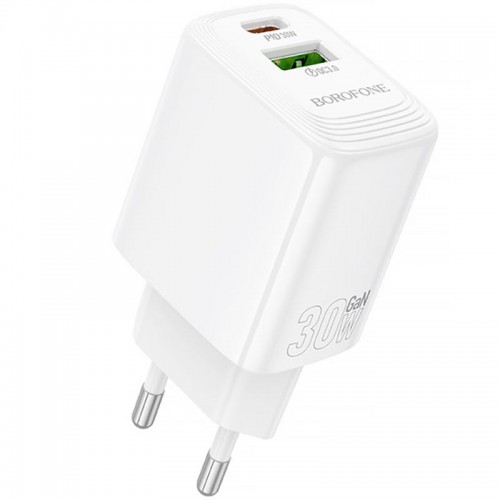 СЗУ Borofone BN29 Fuente PD30W+QC3.0 (1USB-A/1C)