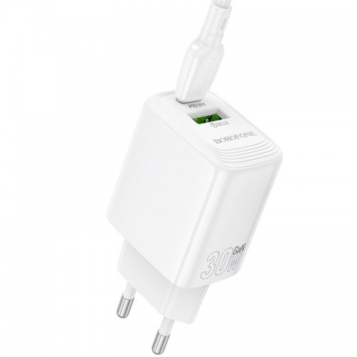 СЗУ Borofone BN29 Fuente PD30W+QC3.0 (1USB-A/1C)